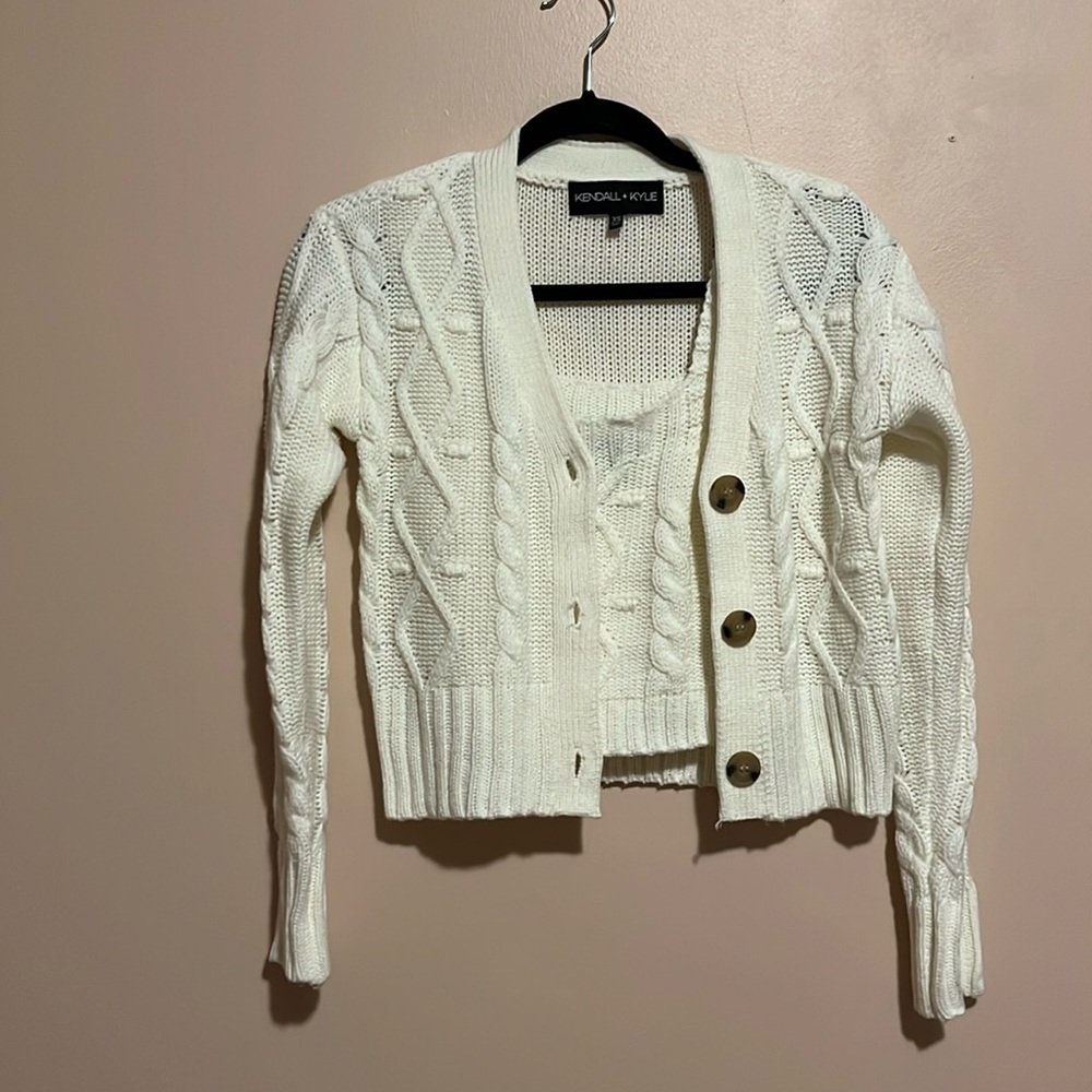 Kendall + Kylie Cropped Knit Set